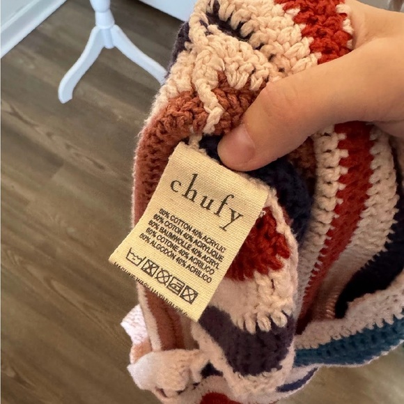 Chufy Gone Jammin Striped Knit Tank Top Medium - Picture 5 of 5